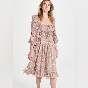 Ulla Johnson Isla Dress in Sandalwood 2